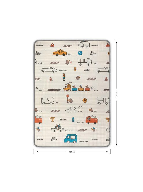 Kétoldalas habszivacs alátét Milly Mally Kinder City 178x120 cm