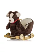 Ringató kutya dallammal és kerekekkel Milly Mally Polly Plus Barna kutya
