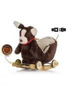 Ringató kutya dallammal és kerekekkel Milly Mally Polly Plus Barna kutya
