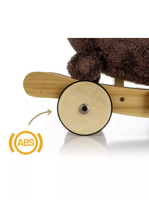 Ringató kutya dallammal és kerekekkel Milly Mally Polly Plus Barna kutya