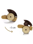 Ringató kutya dallammal és kerekekkel Milly Mally Polly Plus Barna kutya