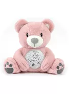 Plüss szundibarát maci projektorral Milly Mally Bear pink