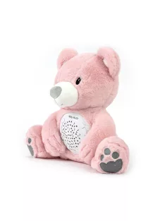 Plüss szundibarát maci projektorral Milly Mally Bear pink