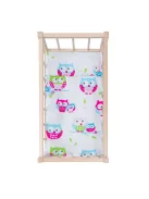 Fa babaágy-bölcső ágyneművel Baby Mix owl
