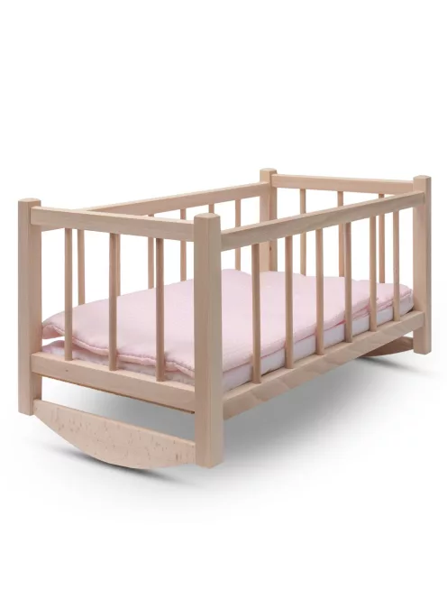 Fa babaágy-bölcső ágyneművel Baby Mix