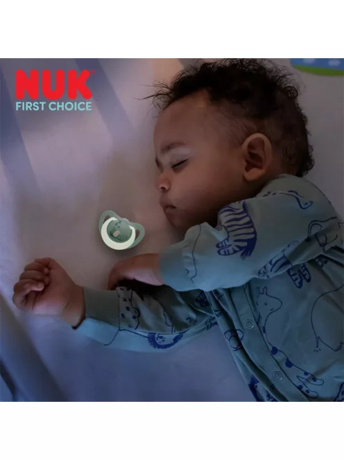 Baba cumi  NUK First Choice Night 0-6m 2 db Hippo/Koala