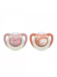 Baba cumi  NUK First Choice Night 6-18m 2 db Bunny/Sheep