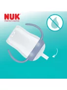 NUK Perfect Match tanuló cumisüveg szívószállal PENGUIN 150 ml