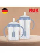NUK Perfect Match tanuló cumisüveg szívószállal PENGUIN 150 ml