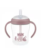 NUK Perfect Match tanuló cumisüveg szívószállal BEAR 150 ml