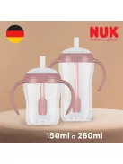 NUK Perfect Match tanuló cumisüveg szívószállal BEAR 150 ml