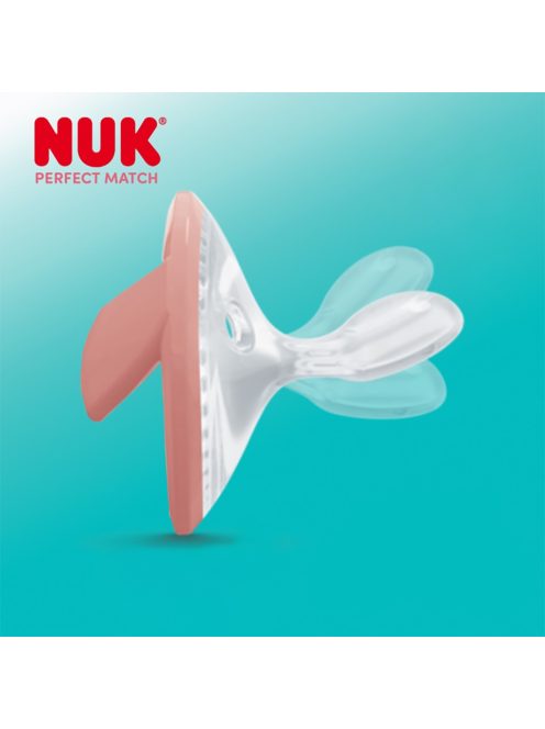 Baba cumi  NUK Perfect Match 0-6m 2 db beige/red