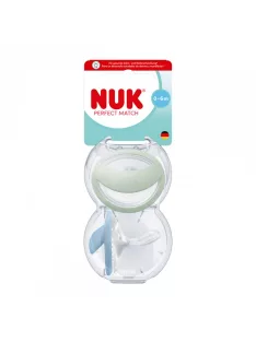 Baba cumi  NUK Perfect Match 0-6m 2 db green/blue