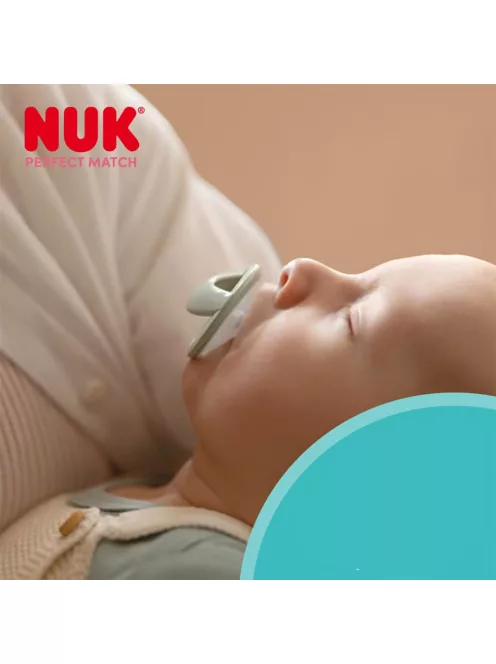 Baba cumi  NUK Perfect Match 0-6m 2 db green/blue