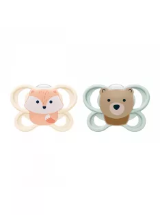 Baba cumi  NUK Perfect Match Air FOX/BEAR 0-2m 2db box