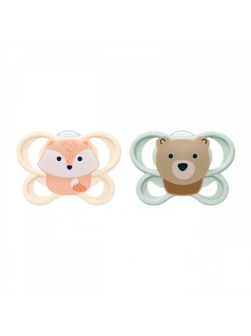 Baba cumi  NUK Perfect Match Air FOX/BEAR 0-2m 2db box