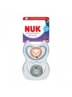 Baba cumi  NUK Perfect Match Air Night FIREFLY/LION 0-6m 2db