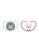 Baba cumi  NUK Perfect Match Air Night FIREFLY/SHEEP 0-6m 2db