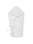 Luxus megkötős pólya Minka New Baby fehér 75x75 cm