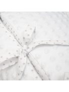 Luxus megkötős pólya Minka New Baby fehér 75x75 cm