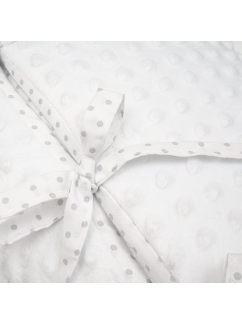 Luxus megkötős pólya Minka New Baby fehér 75x75 cm