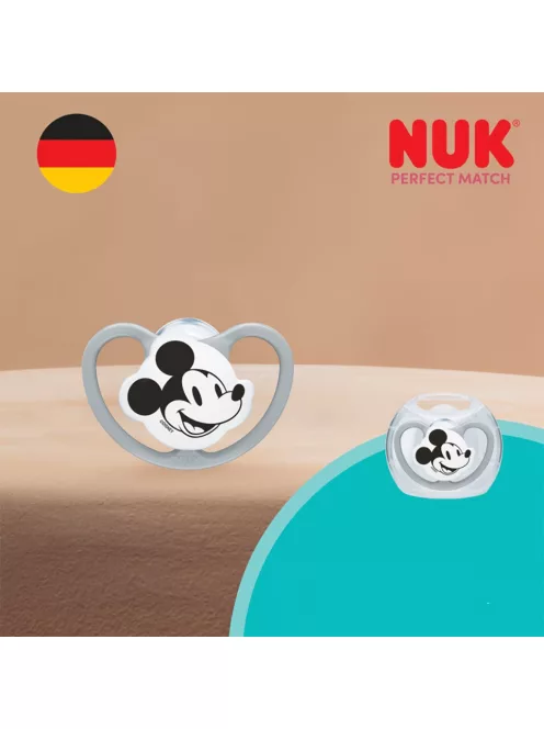 Baba cumi NUK Perfect Match Air Disney Mickey Mouse  0–6 hónapos red