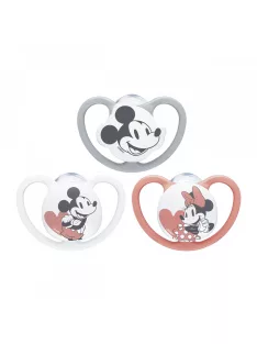   Baba cumi NUK Perfect Match Air Disney Mickey Mouse  6-18 hónapos grey