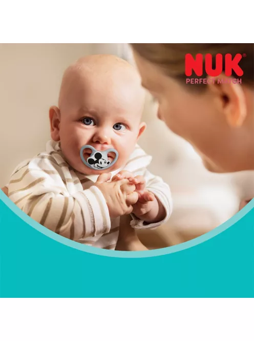 Baba cumi NUK Perfect Match Air Disney Mickey Mouse  6-18 hónapos red