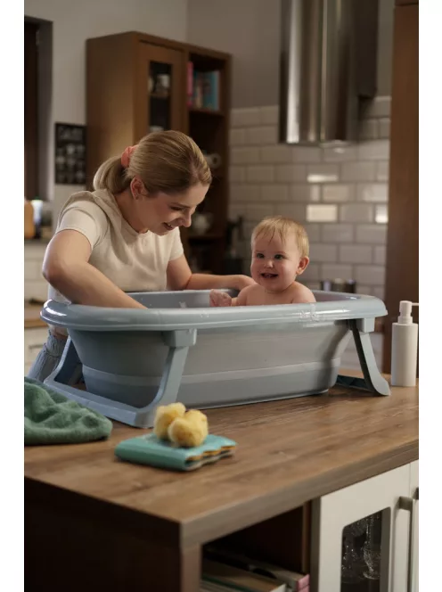 Összecsukható műanyag babakád Tega Baby beige