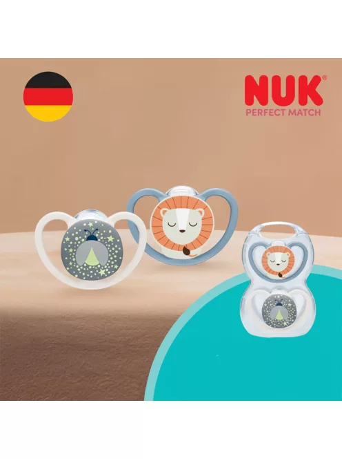 Baba cumi  NUK Perfect Match Air Night FIREFLY/LION 6-18m 2db