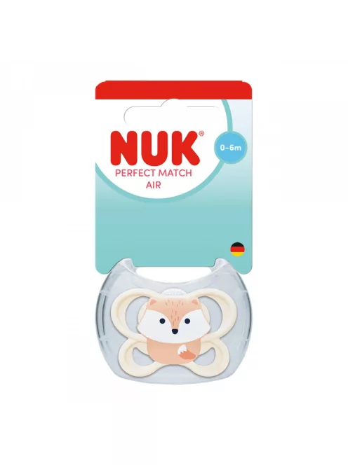 Baba cumi  NUK Perfect Match Air FOX 0-6m 1db box