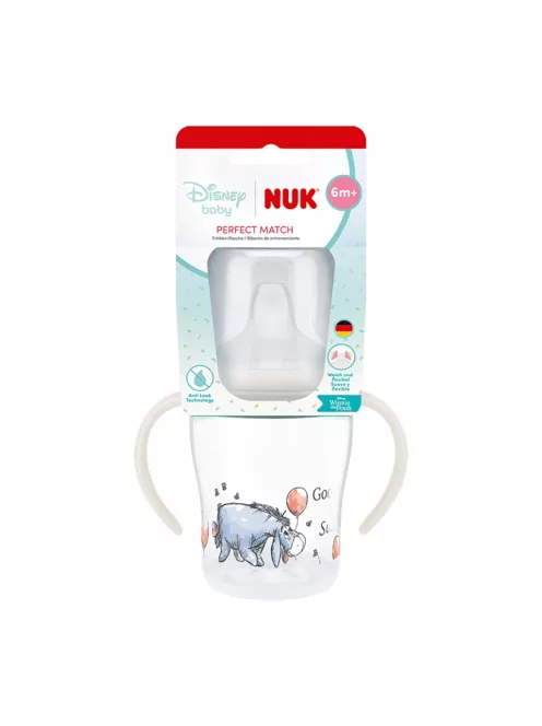 NUK Perfect Match tanuló cumisüveg DISNEY Micimackó szamár 150 ml