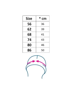 Baba muszlin kalap New Baby linen