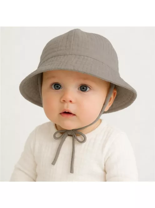 Baba muszlin kalap New Baby linen