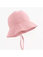 Baba muszlin kalap New Baby pink
