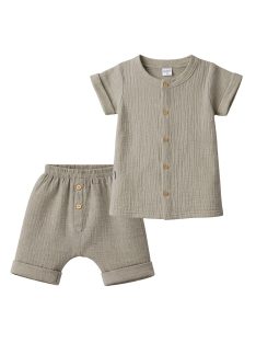 Baba muszlin ing rövidnadrággal New Baby linen