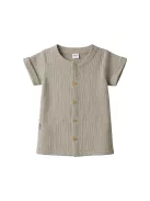 Baba muszlin ing rövidnadrággal New Baby linen