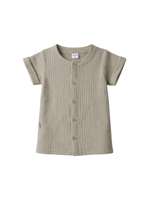 Baba muszlin ing rövidnadrággal New Baby linen