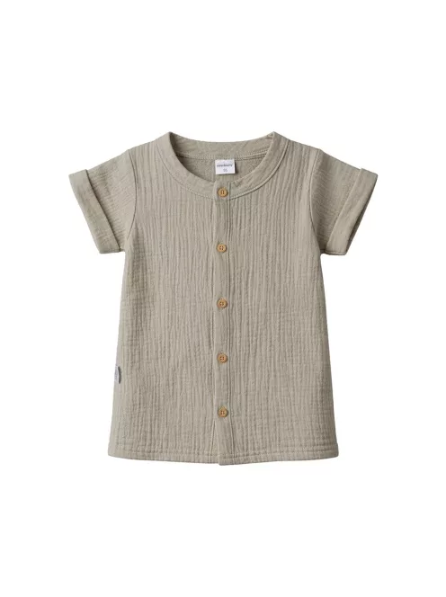 Baba muszlin ing rövidnadrággal New Baby linen