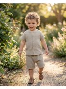 Baba muszlin ing rövidnadrággal New Baby linen