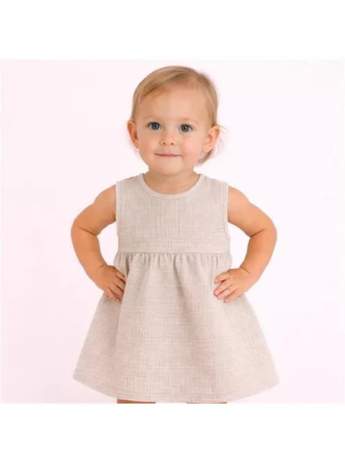 Baba muszlin ruha New Baby Ella linen