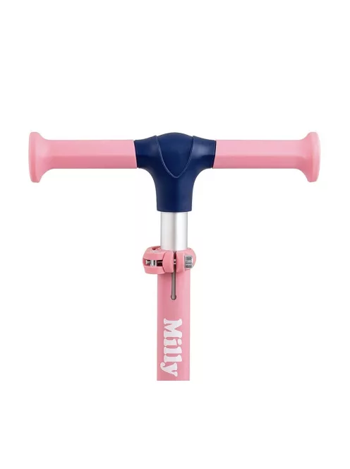 FUZZY háromkerekű üléses-scooter egyensúlyozó roller gyerekeknek pink