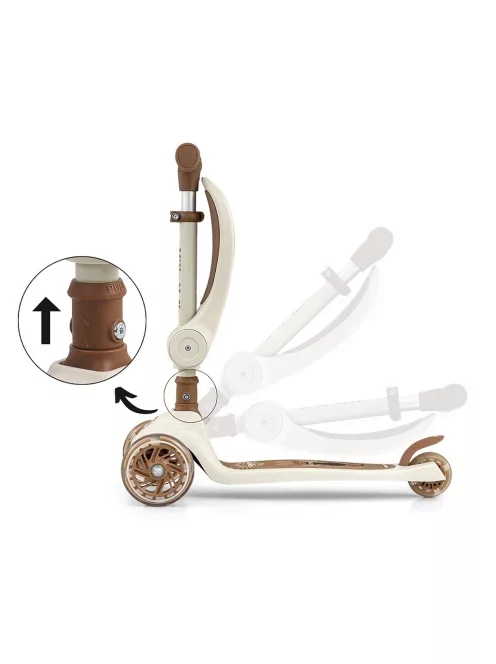 FUZZY háromkerekű üléses-scooter egyensúlyozó roller gyerekeknek classic