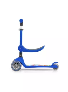   FUZZY háromkerekű üléses-scooter egyensúlyozó roller gyerekeknek blue