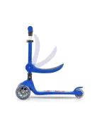 FUZZY háromkerekű üléses-scooter egyensúlyozó roller gyerekeknek blue