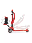 FUZZY háromkerekű üléses-scooter egyensúlyozó roller gyerekeknek red