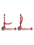 FUZZY háromkerekű üléses-scooter egyensúlyozó roller gyerekeknek red