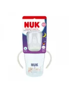 NUK Perfect Match tanulópalack 150 ml, szilikon itatófejjel és hőmérséklet-ellenőrzéssel, világító