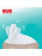NUK Perfect Match tanulópalack 150 ml, szilikon itatófejjel és hőmérséklet-ellenőrzéssel, világító