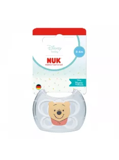   Baba cumi NUK Perfect Match Air Disney Maci Pu 0–6 hónapos white